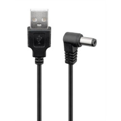POWERTECH καλώδιο USB σε DC 5.5x2.5mm CAB-U121, copper, 1.5m, μαύρο POWERTECH καλώδιο USB σε DC 5.5x2.5mm CAB-U121, copper, 1.5m, μαύρο