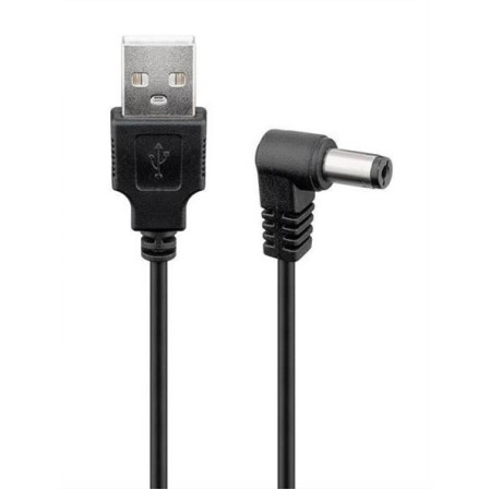 POWERTECH καλώδιο USB σε DC 5.5x2.5mm CAB-U121, copper, 1.5m, μαύρο POWERTECH καλώδιο USB σε DC 5.5x2.5mm CAB-U121, copper, 1.5m, μαύρο