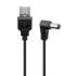 POWERTECH καλώδιο USB σε DC 5.5x2.5mm CAB-U121, copper, 1.5m, μαύρο