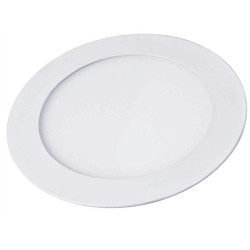 POWERTECH LED panel PT-1270 χωνευτό, 18W, Φ22cm, 4000K, 1440lm, λευκό