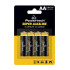 POWERTECH αλκαλικές μπαταρίες Super Alkaline PT-1214, AA, 1.5V, 4τμχ