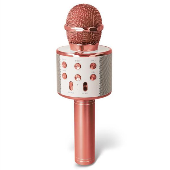 Forever Bluetooth microphone with speaker BMS-300 Lite rose gold GSM116524 Forever Bluetooth microphone with speaker BMS-300 Lite rose gold GSM116524