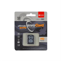 Imro memory card 8GB microSDHC cl. 4 + adapter KOM000464 Imro memory card 8GB microSDHC cl. 4 + adapter KOM000464