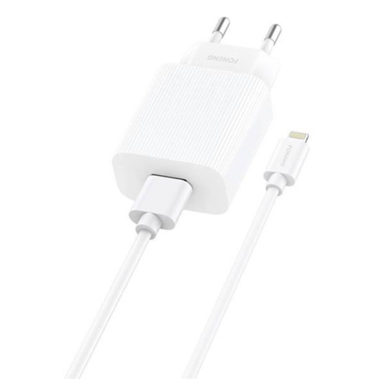 Charger Foneng EU28 2.4A + USB-A to Lighning cable