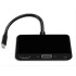 POWERTECH αντάπτορας USB-C σε HDMI & VGA CAB-UC064, 4K/30Hz, μαύρος