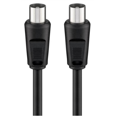 GOOBAY καλώδιο κεραίας αρσενικό 68146, <70dB, CCS, 1.5m, μαύρο GOOBAY καλώδιο κεραίας αρσενικό 68146, <70dB, CCS, 1.5m, μαύρο