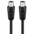 GOOBAY καλώδιο κεραίας αρσενικό 68146, <70dB, CCS, 1.5m, μαύρο