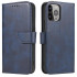 Magnet Case elegant bookcase type case with kickstand for Xiaomi Redmi K40 Pro+ / K40 Pro / K40 / Poco F3 / Mi 11i blue