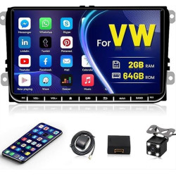 Car Radio 2Din Android 10 with Navigation System (2GB/32GB) Golf 5,6/ VW / Seat etc.