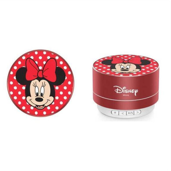 DSPMIN007 Minnie 001 Red Portable 3W wireless speaker