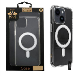 IDOL 1991 ΘΗΚΗ IPHONE 15 PLUS 6.7" MAGSAFE ANTISHOCK CLEAR AIR BACK COVER TPU CAMERA GUARD ΔΙΑΦΑΝΗ