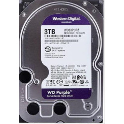 Western Digital Purple 3TB HDD Σκληρός Δίσκος 3.5" SATA III 5400rpm με 256MB Cache για Καταγραφικό Western Digital Purple 3TB HDD Σκληρός Δίσκος 3.5" SATA III 5400rpm με 256MB Cache για Καταγραφικό