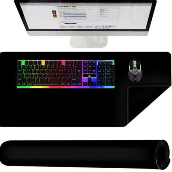 Mouse and keyboard pad - black P18625