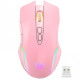 Gaming mouse Onikuma CW905, Wireless, RGB, 7D, Pink - 769