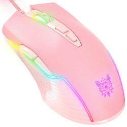 Gaming mouse Onikuma CW905, Optical , wired , 7D, RGB, Pink - 766 Gaming mouse Onikuma CW905, Optical , wired , 7D, RGB, Pink - 766