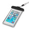 PVC waterproof phone case with lanyard - black