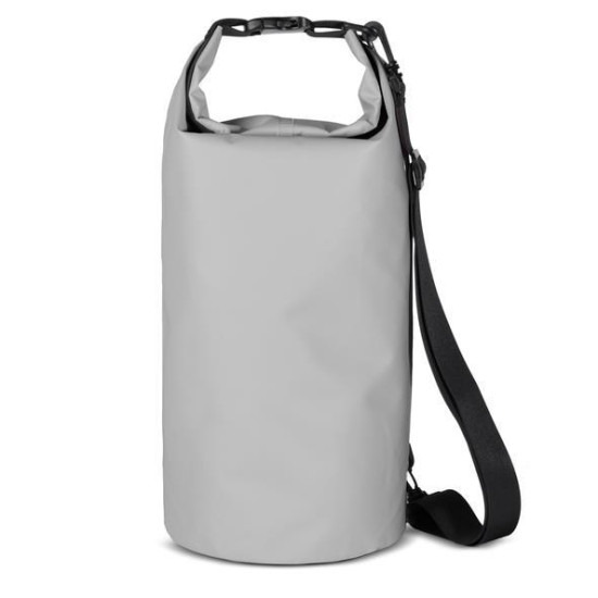 PVC waterproof backpack bag 10l - gray