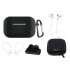 AirPods Pro 2 / AirPods Pro 1 Silicone Case Set + Case / Ear Hook / Neck Strap / Watch Strap Holder / Carabiner - Black