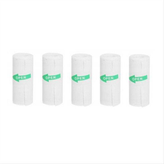 Set of adhesive paper rolls for the HURC9 cat mini thermal printer - 5 pcs