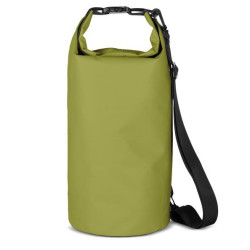 PVC waterproof backpack bag 10l - green PVC waterproof backpack bag 10l - green