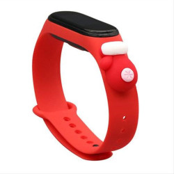 Strap Xmas Wristband for Xiaomi Mi Band 4 / Mi Band 3 Xmas Strap Bracelet Red Glove Strap Xmas Wristband for Xiaomi Mi Band 4 / Mi Band 3 Xmas Strap Bracelet Red Glove
