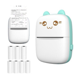 HURC9 mini cat thermal printer set - blue 152277