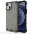 Honeycomb Case armor cover with TPU Bumper for iPhone 13 mini black