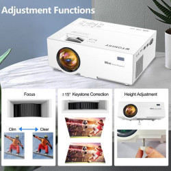 Ysametp Mini Projector , 10000 Lumens, , TV Stick, HDMI, VGA, USB, Smartphone Ysametp Mini Projector , 10000 Lumens, , TV Stick, HDMI, VGA, USB, Smartphone