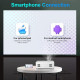 Ysametp Mini Projector , 10000 Lumens, , TV Stick, HDMI, VGA, USB, Smartphone