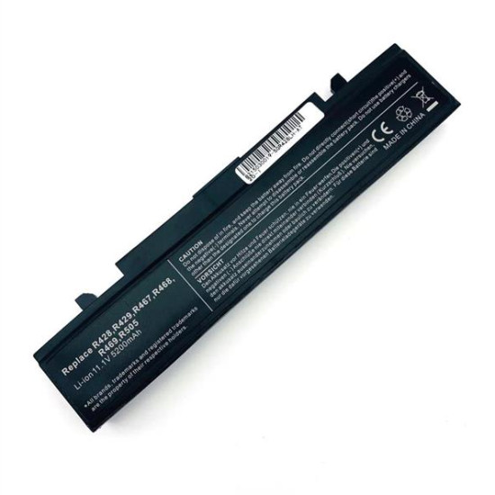 SAMSUNG R428 LAPTOP BATTERY BLACK (11.1V/4400MAH) (SP) AA-PB9NC6B AA-PB9NS6B R519 R522 R525 R530 R540 R580 R620 R780 RV510 RV511 NP300E5A NP350V5C
