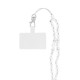 CRYSTAL DIAMOND pendant for the phone / cord length 74cm (37cm in the loop) / on neck - white