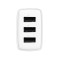 Baseus wall charger Compact 3 x USB white 17w