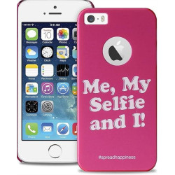 Happiness hpipc5selfie1pnk Case for iPhone 5/5S Selfie Me Myself and I Pink Happiness hpipc5selfie1pnk Case for iPhone 5/5S Selfie Me Myself and I Pink