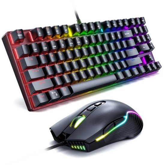 Onikuma G26 & CW905 Wired Gaming Set, Black