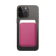 Leather Mag Wallet pink