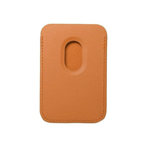 Leather Mag Wallet orange