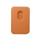 Leather Mag Wallet orange