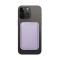 Leather Mag Wallet lilac
