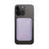Leather Mag Wallet lilac