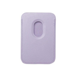 Leather Mag Wallet lilac
