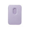 Leather Mag Wallet lilac