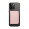 Leather Mag Wallet sand pink