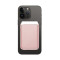 Leather Mag Wallet sand pink