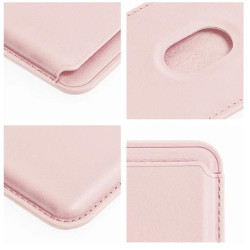Leather Mag Wallet sand pink