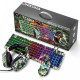 Onikuma TZ3003 Wired Gaming Set, Green camouflage