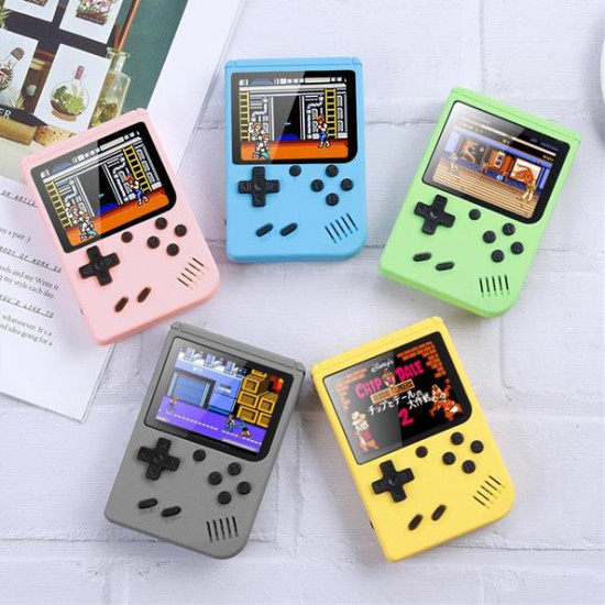 No brand portable game console, 2in1, 2.8", 500 Built-in games, Different colors
