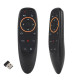 Wireless remote control No brand G10, Air mouse, USB 2.4GHz, Microphone, IR learning, Black