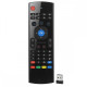 Wireless remote control No brand MX3, Air mouse, USB 2.4GHz, Microphone, IR learning, Black