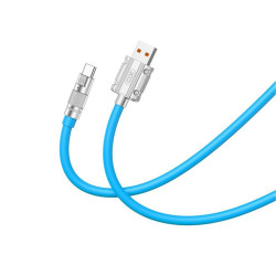 XO cable NB227 USB - USB-C 1,2 m 6A blue XO cable NB227 USB - USB-C 1,2 m 6A blue