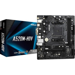 ASRock A520M-HDV Motherboard Micro ATX με AMD AM4 Socket